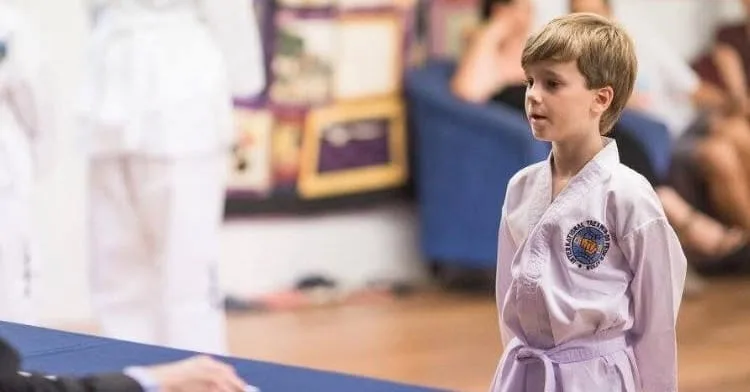 Strong Taekwon-Do students taking part in a class